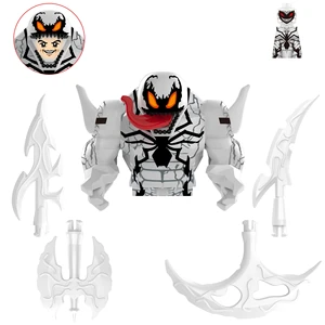 Disney-Mini Building Blocks Modelo, Figuras Tijolo, Grande Duende, Homem-Aranha, Homem de Ferro, Veneno, Capitão Falcão, Deadpool, Armadura Técnica, Cidade Presente Brinquedos 10 principais vendas lego technic grande - №6