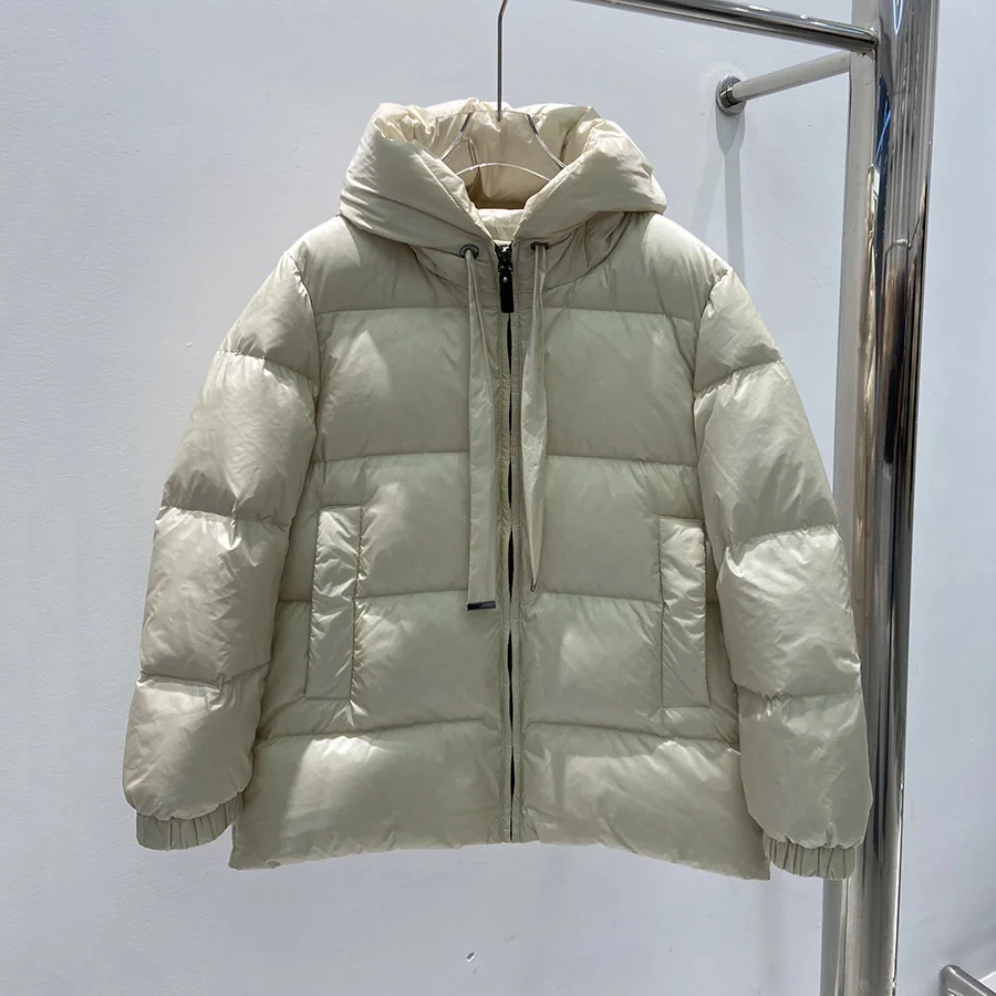 

Winter New 90% White Duck Down Women's Down Jacket Windproof Short Jacket