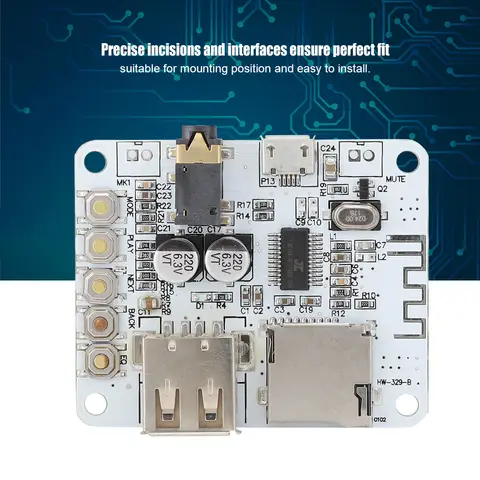 Bluetooth Audio Receiver Module HW-3298 Bluetooth MP3 Decoded Module Audio Receiver Board Amplifier Play with USB TF Card