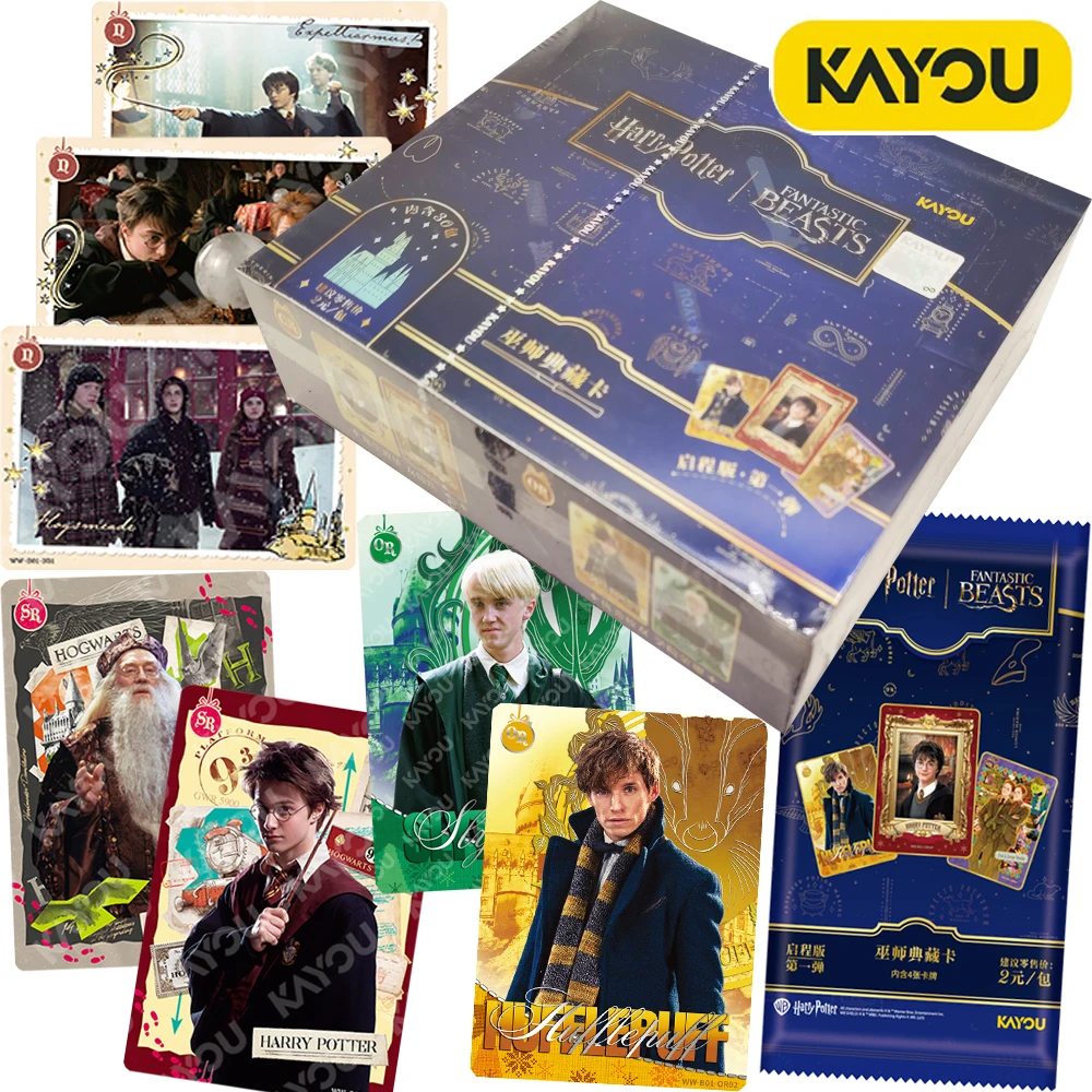 مجموعة بطاقات أصلية من كايو هاري بوتر للأطفال، فيلم كلاسيكي عالي التسجيل، بطاقات صورة شخصية إبداعية رائعة هدية