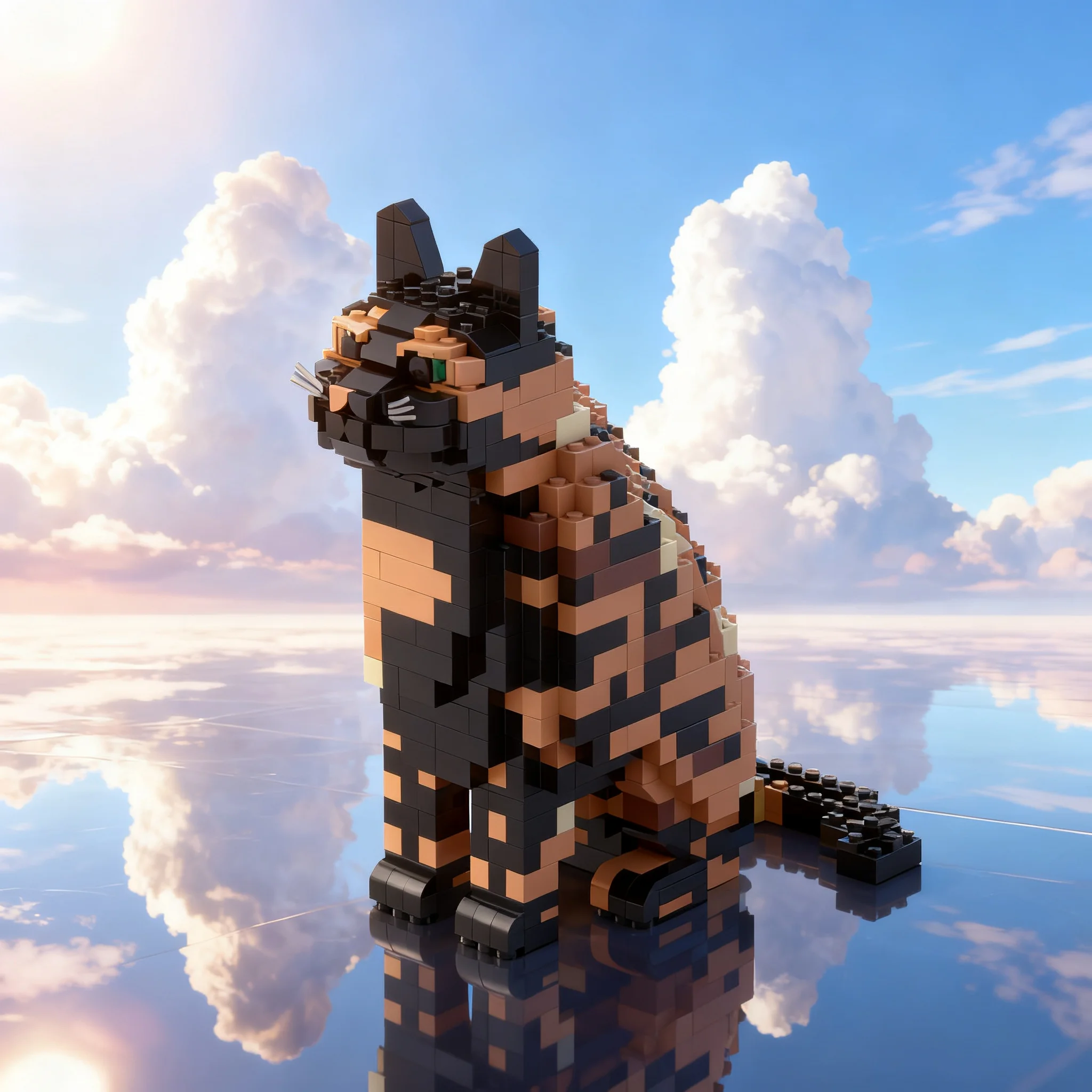 772-pieces-moc-tortoiseshell-cat-sculptures-modele-de-construction-en-briques-jouet-artistique-a-assembler-bricolage-creatif-3d-collection-pour-exposition