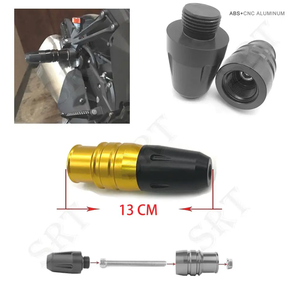 All Years 8MM Motorcycle Exhaust Crash Protector Frame Slider For Yamaha YZF R3 R25 R15 YZF-R3 YZF-R25 YZF-R15 V3 MT03 MT25