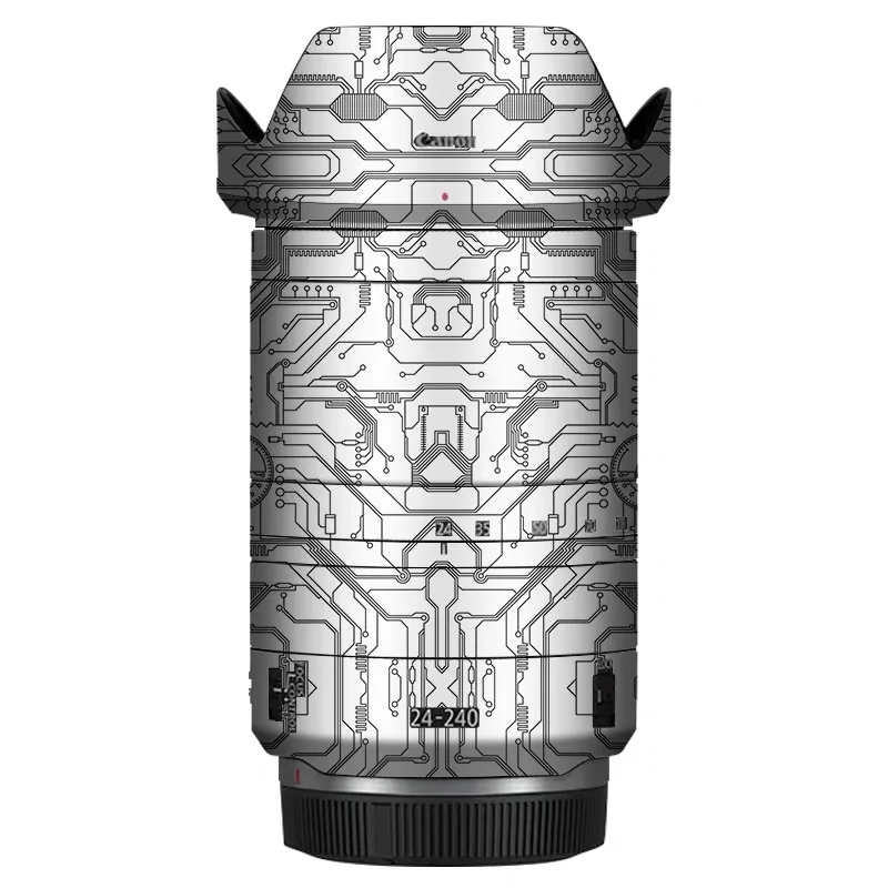 Adesivo per obiettivo fotocamera antigraffio per RF 24-240 4-6.3 Pellicola protettiva Protezione corpo pelle per Canon RF 24-240mm F4-6.3 IS USM