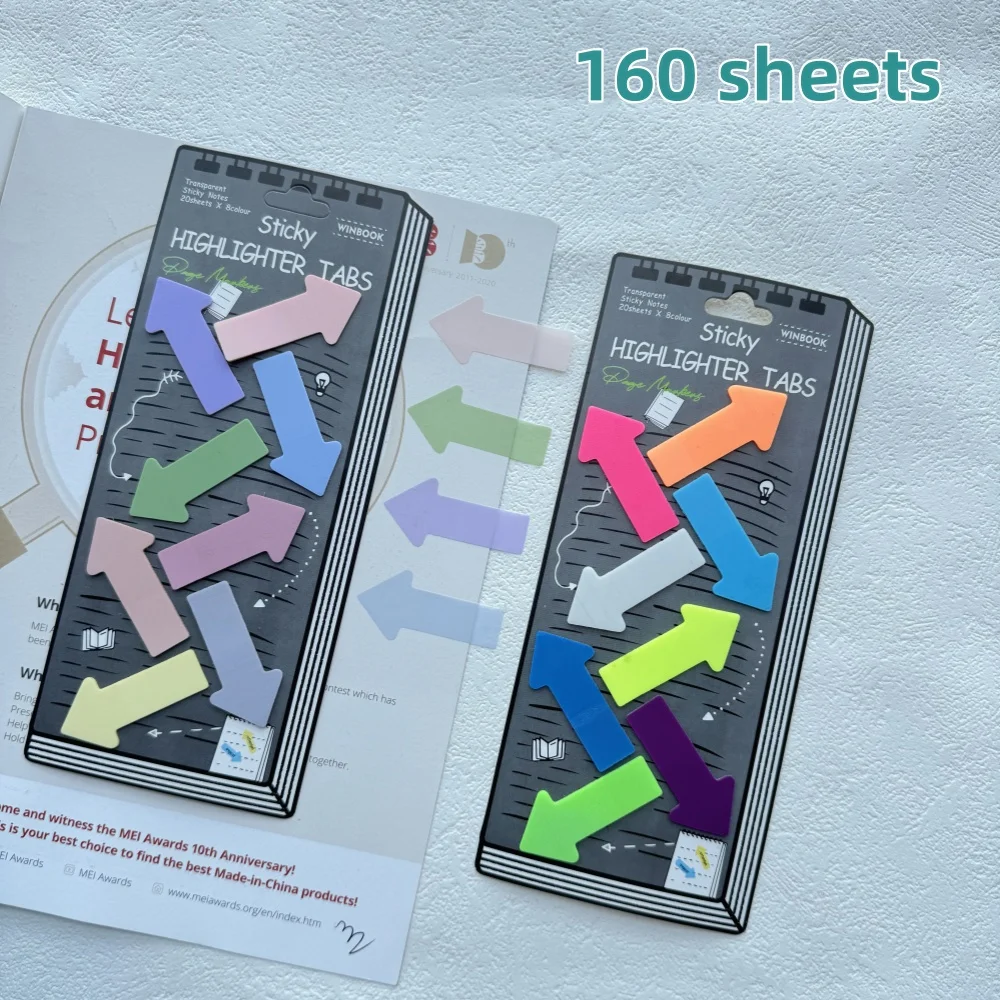 

KindFuny Indicating Arrow Series Index Memo Pad Sticky Notes Paper Sticker Notepad Bookmark School Supplies Kawaii Stationery