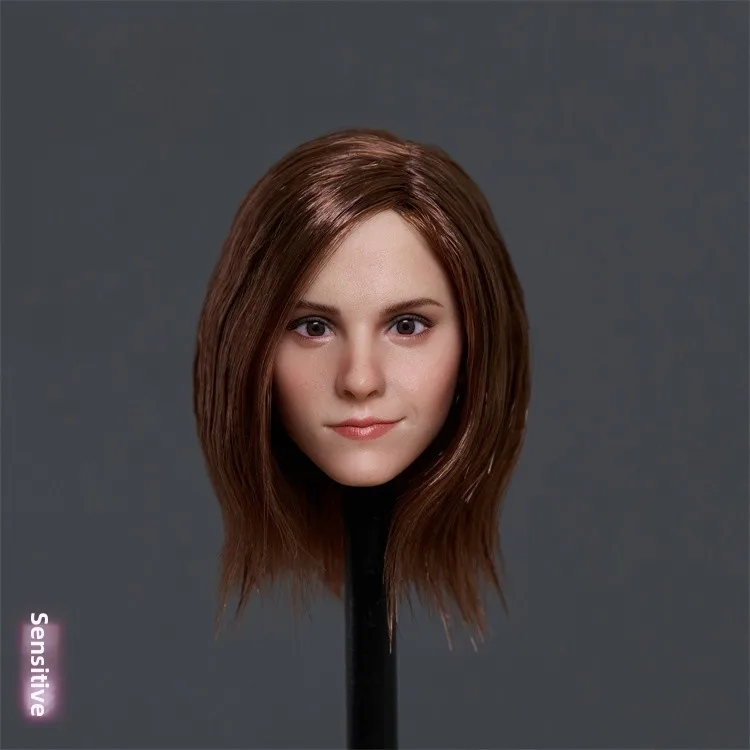 Z6TOYS ZC02 هيرميون إيما واتسون /6 مقياس جندي أنثى واقعي رأس نحت شخصية قابلة للجمع #4