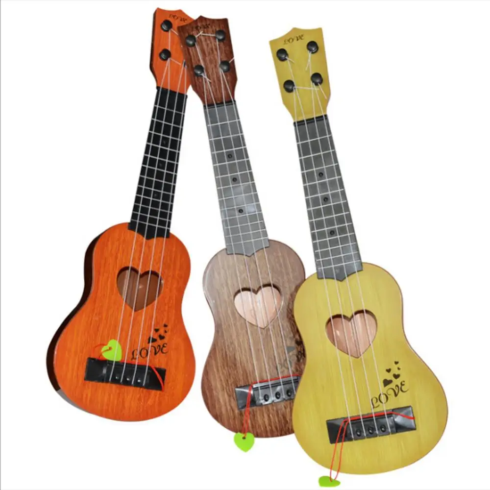 4 Strings Classical Ukulele Guitar Toy Kids Mini Guitar Early Education Small Guitar Toys Musical Instruments Children Guitar