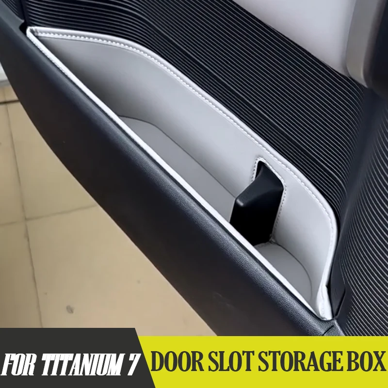 

Door Slot Storage Box for BYD Leopard 7 Titanium 7 Side Slot Organizer Box Custom-Fit Interior Tidying Modification Accessory