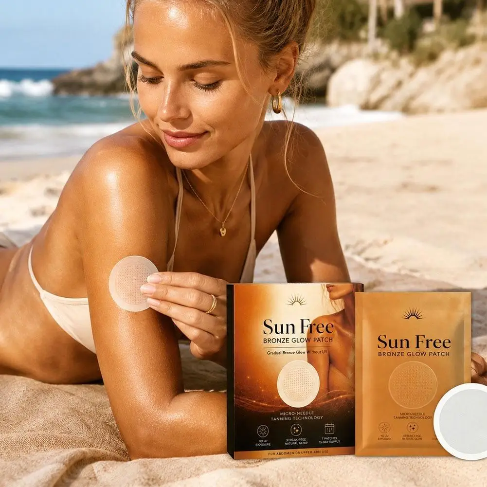 Advanced Sun Free Glow Microdarts Patch Sun Free Glow Patches Natural Tanning Patches for Women & Men for All Skin Types