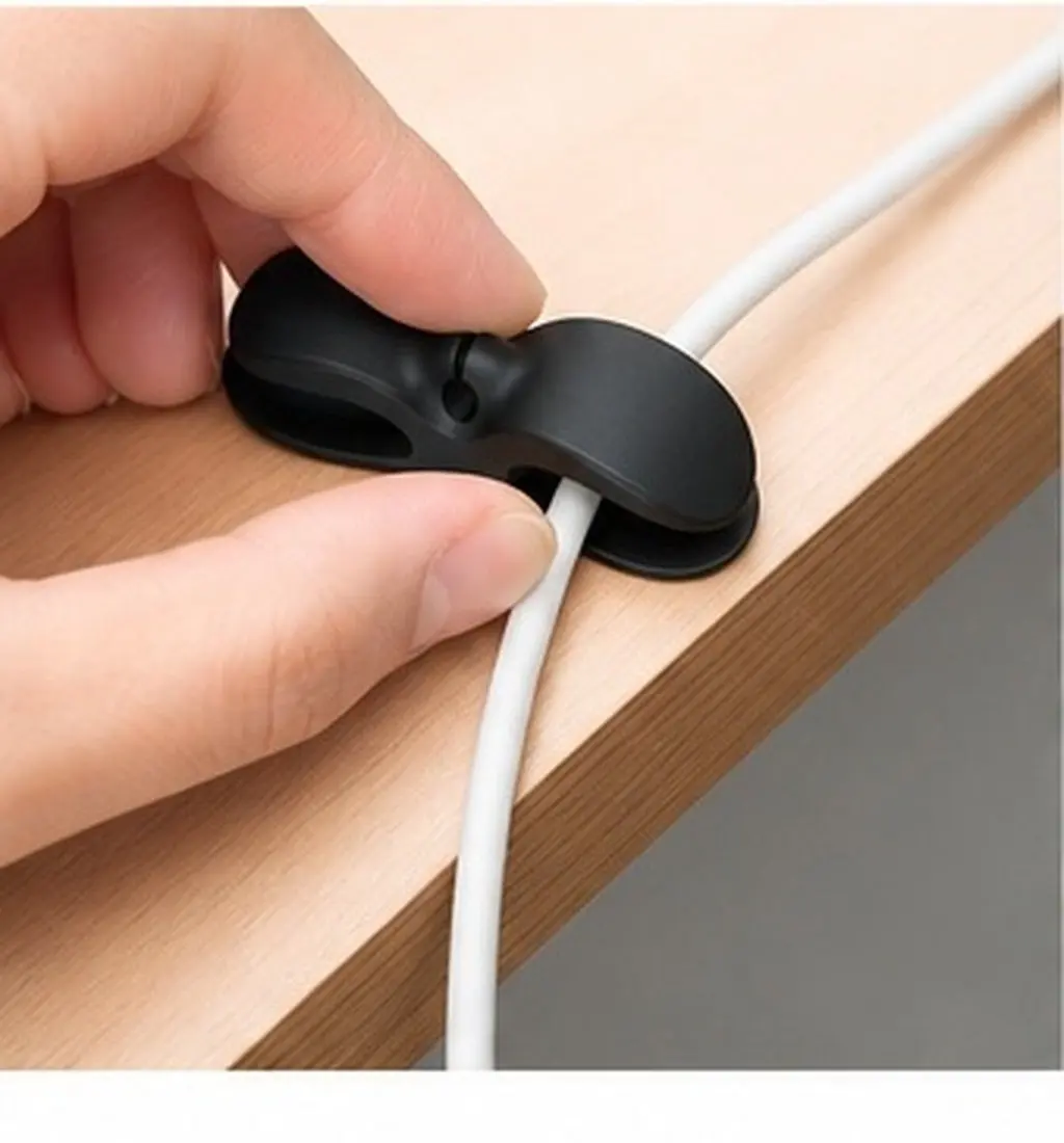 4Pcs Premium Tpu Silicone Cord Keeper Cable Organizer Clip for Kitchen Appliances Air Fryer Blender Coffee Pot Rice Cooker