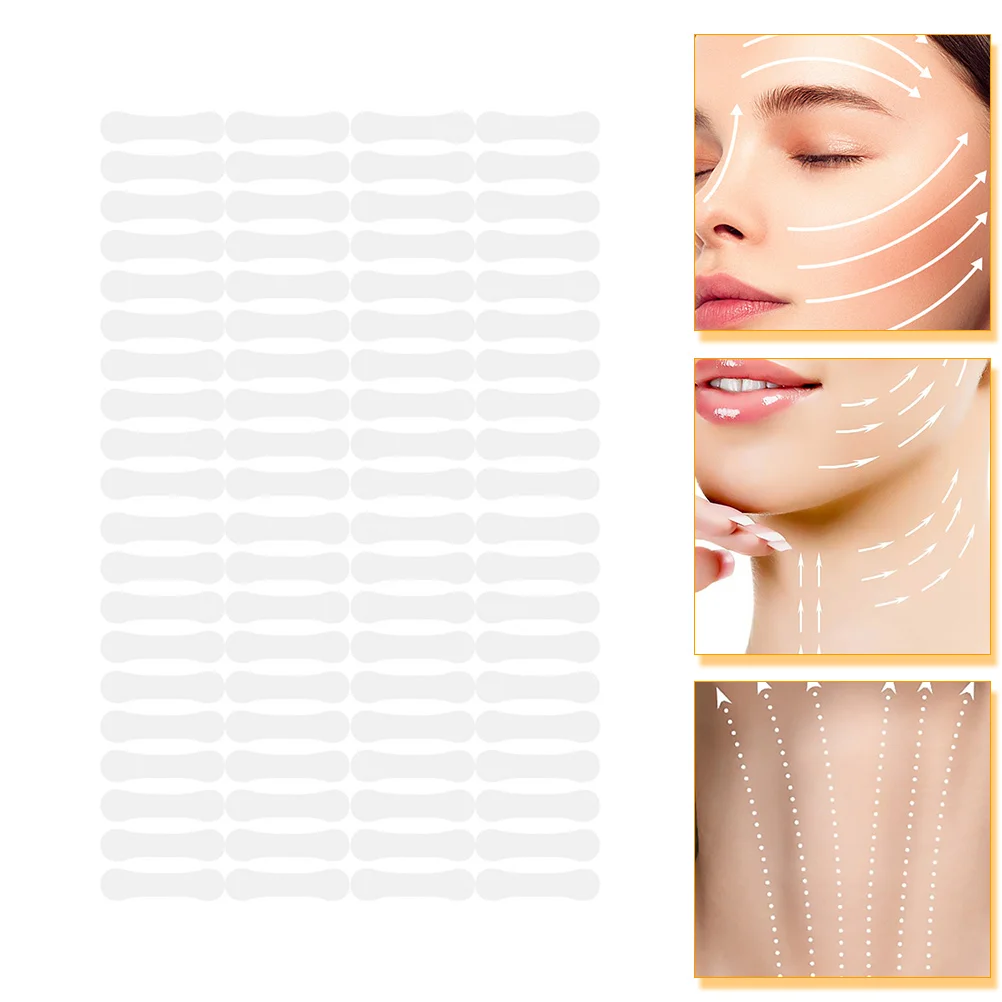 

80pcs Face Lifting Tape Shape Chin Neck Lift Patches Tightening Skin Firming Anti Wrinkle Facial Care