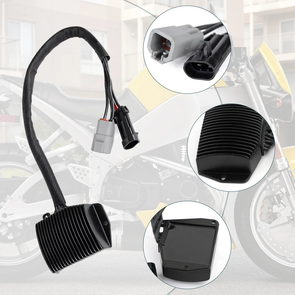 Motorcycle Regulator Rectifier Y0302A.02A8, Y0302A‑02A8 For Buell XB9S XB9SL XB9SX XB12R XB12S XB12X XB12SS XB12STT XB12SCG