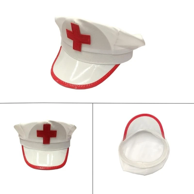5asd Nurse Party Cosplay Hats Party Boy Masquerade Party Cosplay Accessory for Nurse Party Masquerade Hats