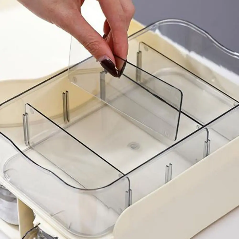 

Plastic Countertop Spice Jar and Rack Set Large Capacity Space Saving Condiment Box Detachable Rotatable Sugar Salt Jar