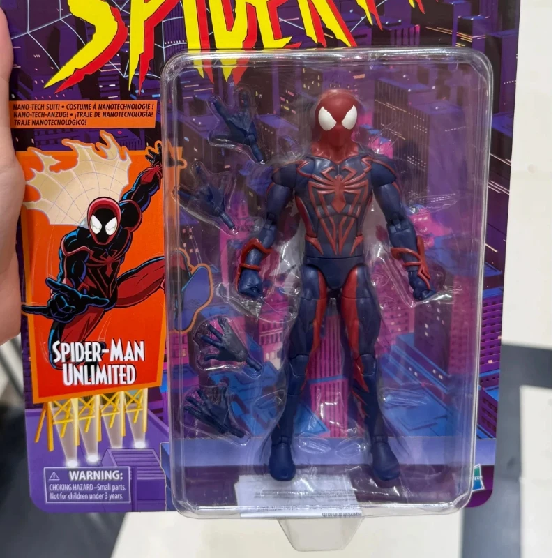 hot-genuine-marvel-legends-spider-man-venom-cool-action-figure-anime-peripheral-desktop-ornaments-birthday-gift-model-garage-kit
