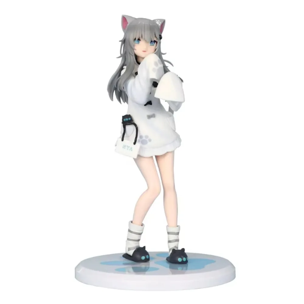 21cm nowy nachoneko Anime rysunek peryferyjny Model z pcv śliczna piękna dziewczyna statua dekoracja stołu ozdoby urodziny prezenty zabawki