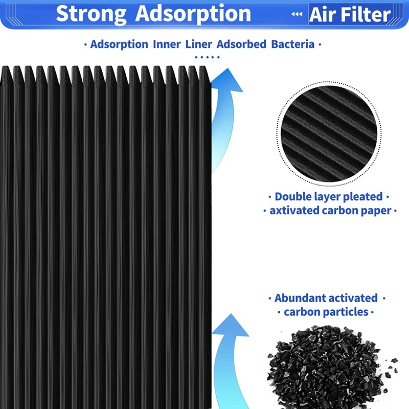 4 Pack for Paultra2 Refrigerator Air Filter Replacement for PAULTRA2 Pure Air Ultra II Refrigerator Air Filter-A07G
