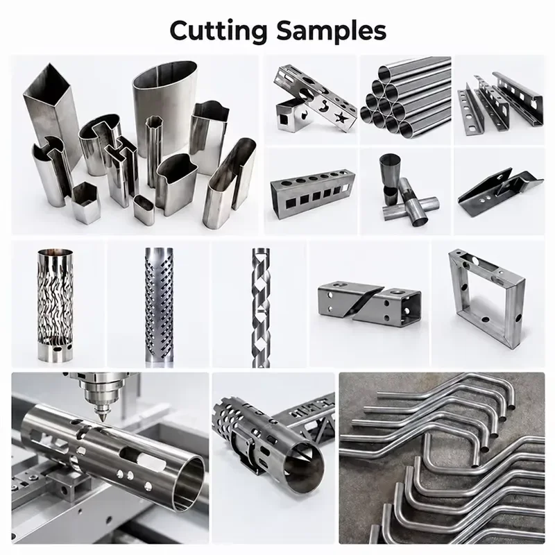 Platform Fiber Cutting Machine Metal Processing for Galvanization Special Shaped Bent Pipe H Beam Profile Cutting