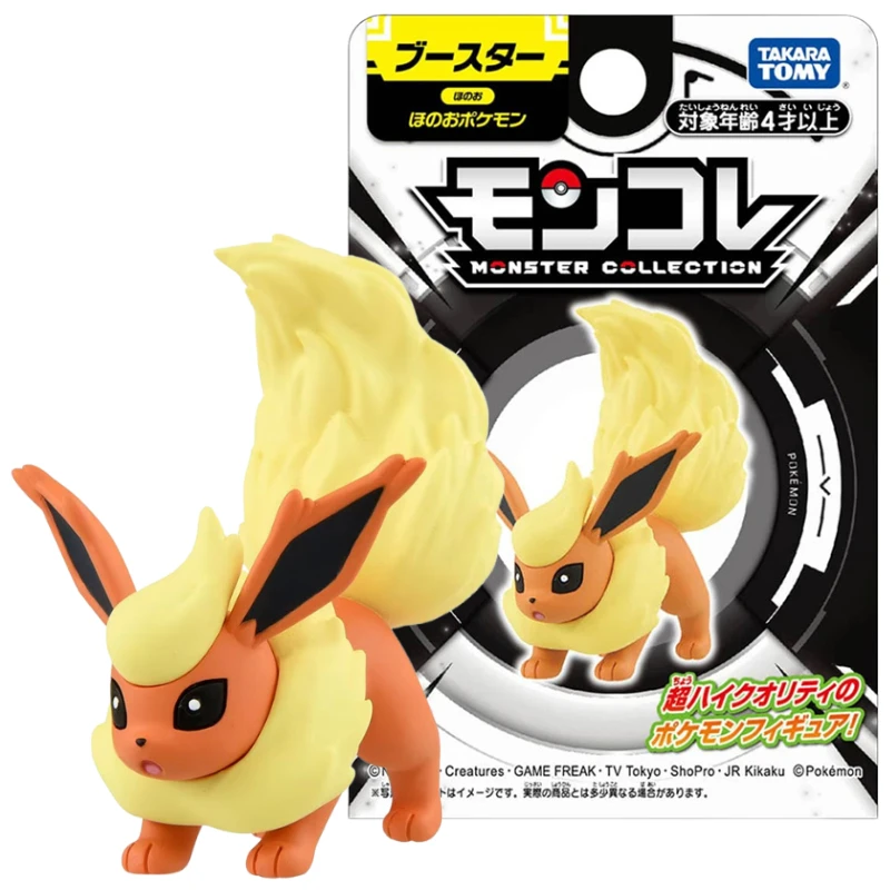 Original Takara Tomy Pokemon Umbreon Eevee Sylveon Vaporeon Sylveon Figure Toys Anime Flareon Espeon Leafeon PVC Model Doll Gift image 6