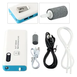 1pc Fishing Aerator Air Pump USB Charging Oxygen Pump Car Oxygenated 14X6X2.2cm Oxygen Compressor Fishing Tools