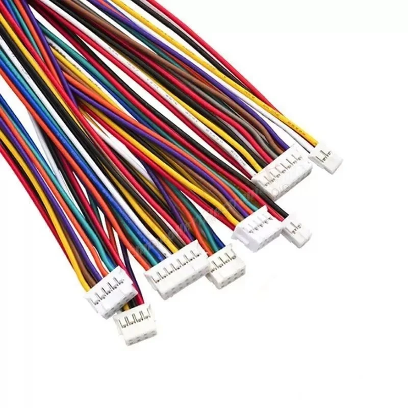 5Pcs PHD 2.0mm Double Row Terminal Wire Connecting Wire 2*2/3/4/5/6/7/8/9/10p Single and Double Head Electronic Cable 1007-26awg