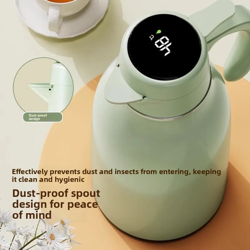 

Large Capacity 2L Glass Inner Barrel Insulated Water Bottle Home Use Thermal Pot Nordic Style Water Kettle Beverage Utensils
