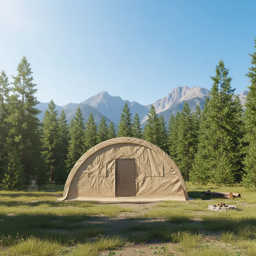 A Waterproof and Rainproof Outdoor Camping Tunnel Tent with Three Layers, Suitable for Use All Year Roundpromote sales