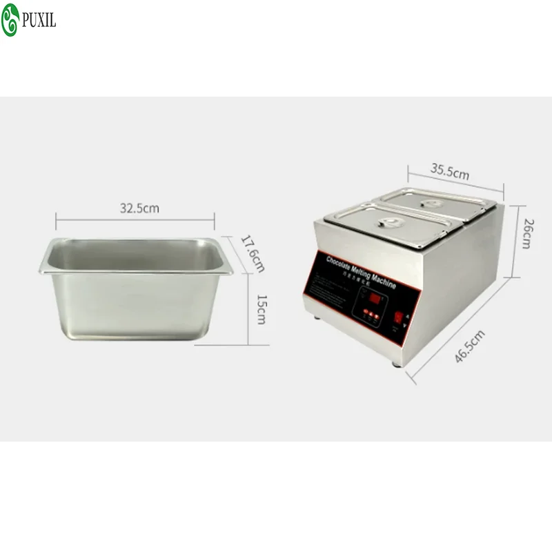 Chocolate MeltIing Machine Commercial Chocolate Melting Oven Stainless Steel Melting Furnace