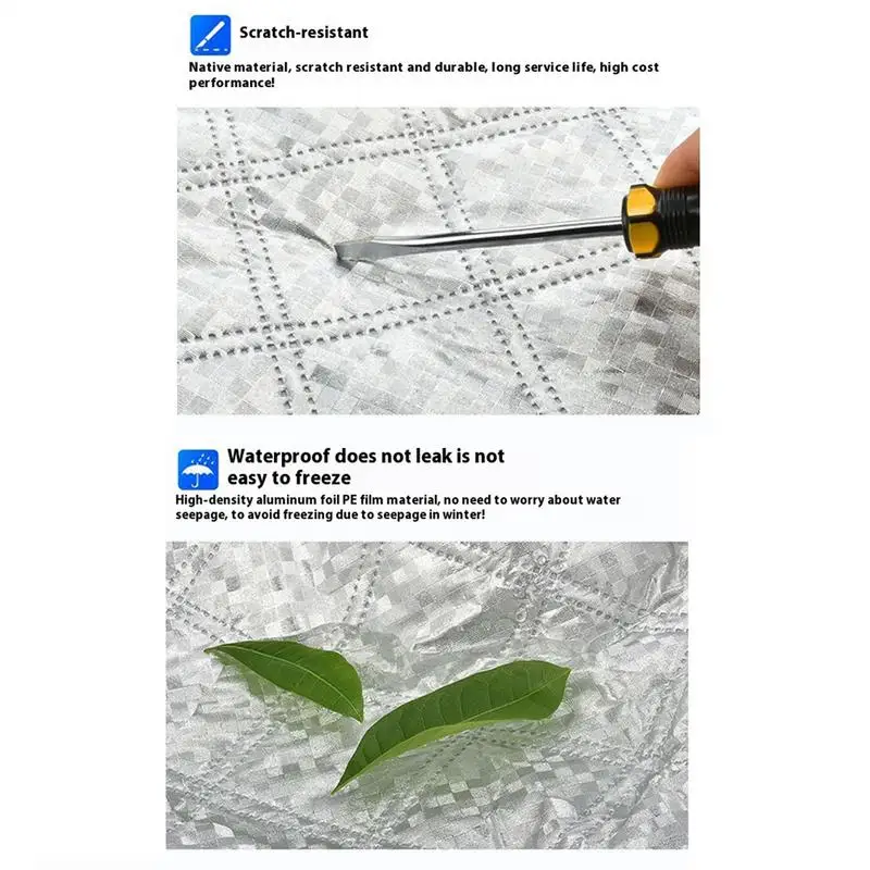 Snow Car Cover Extended Anti-Frost Half Car Cover Sunshade Windshield Hood All-Season Protection Portable Car Cloth Window Sun