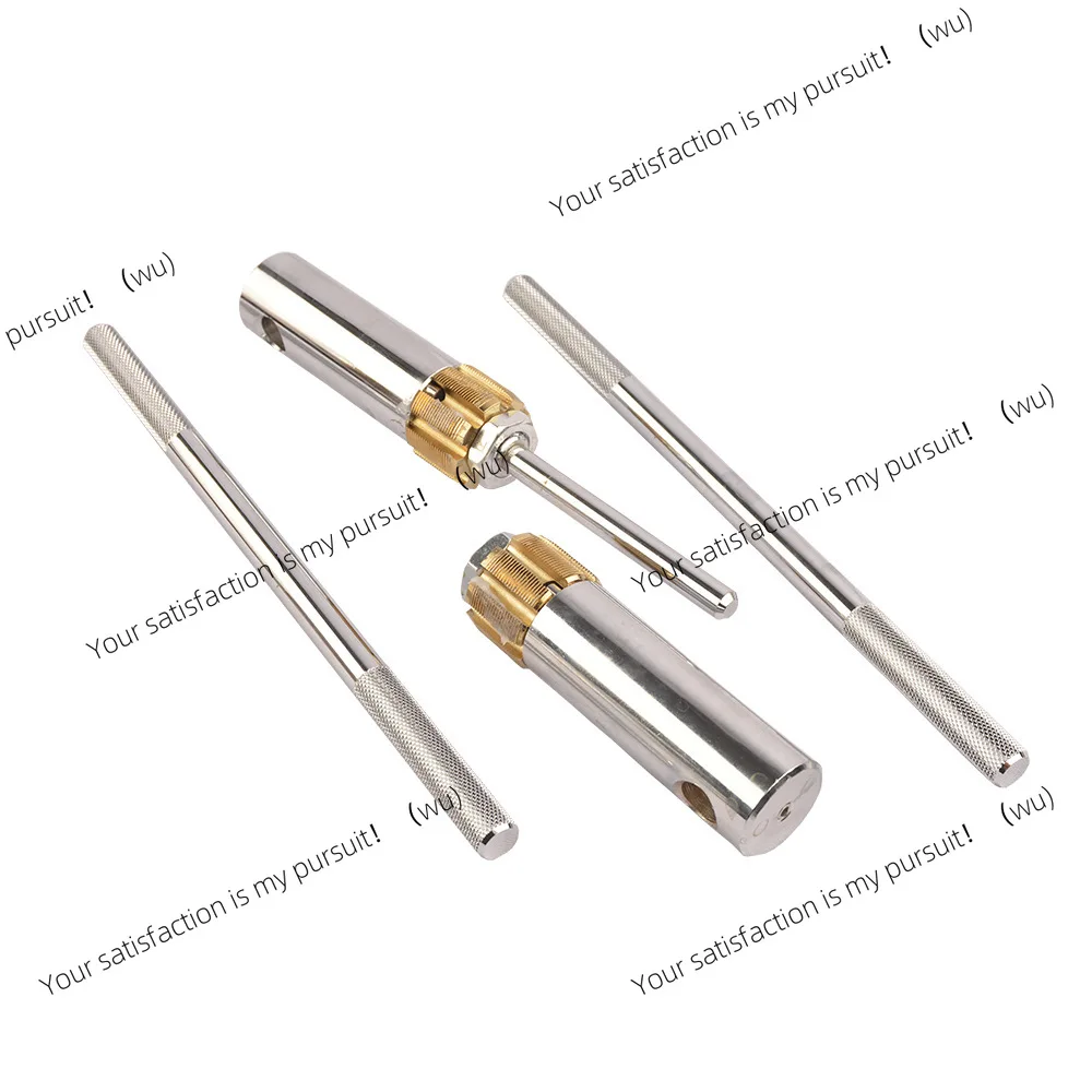 Bicycle five-way teeth cleaning and milling tools, five-way tap tapping central shaft tapping pattern repair, five-way tooth