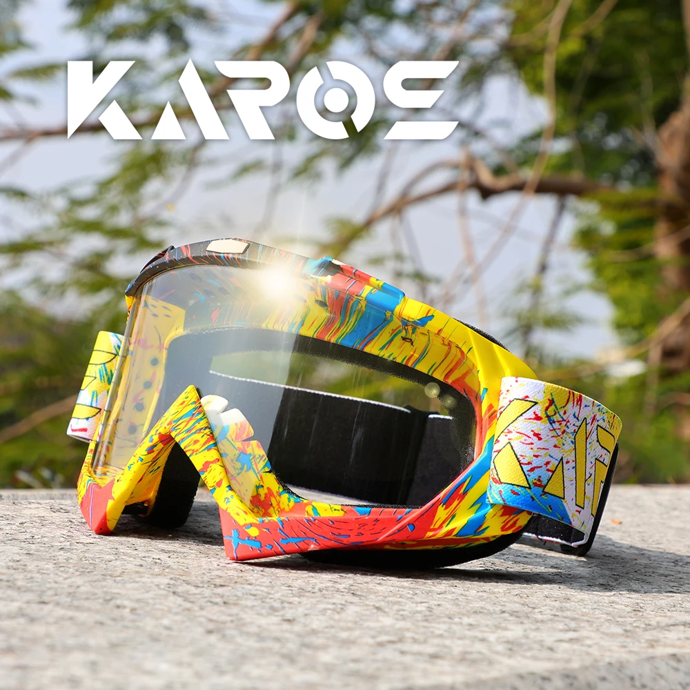 

MX ATV Motocross Goggles HD Lens - Windproof Dustproof UV Protection for Off-Road Riding Skiing Fishing Cycling Outdoor Sports