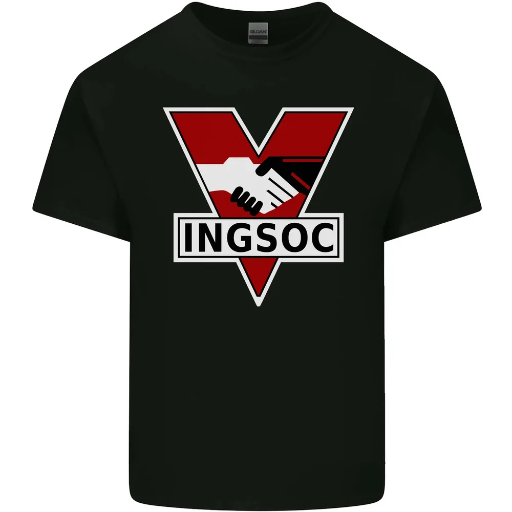 Ingsoc Джордж орвелл хеллогемальмус 1994 г., Herren Baumwolle Maglietta, футболка с рисунком аниме