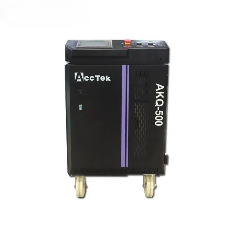 Acctekパルスレーザー錆除去機、500w、車体部品、トラックフレームクリーナー
