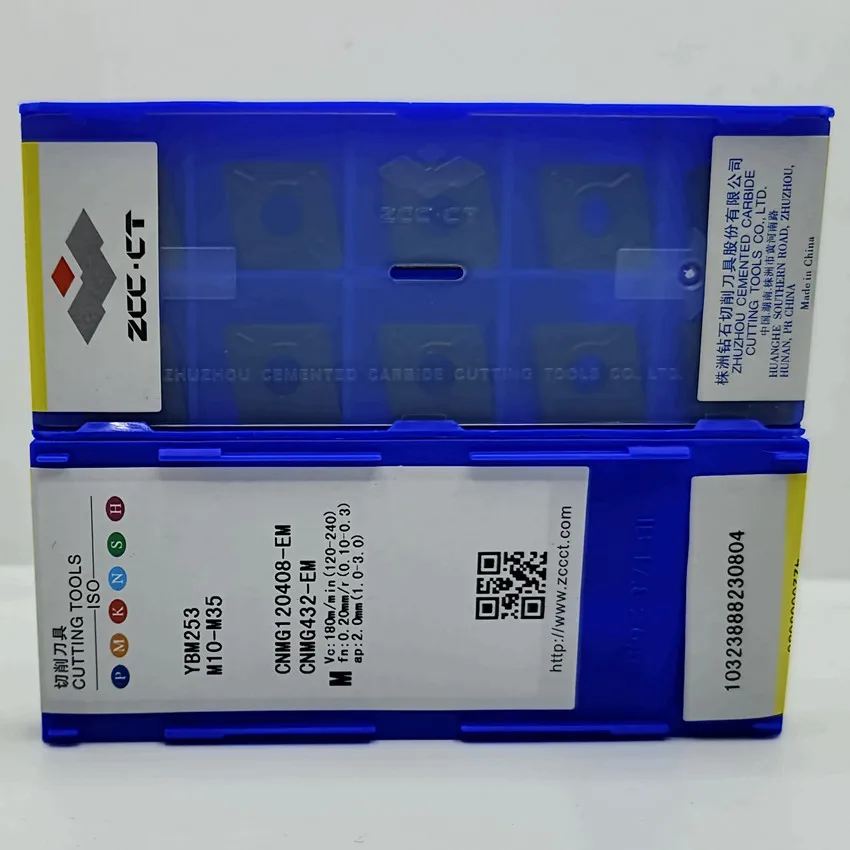

CNMG120408-EM YBM253/CNMG120408-EM YBM153 ZCC.CT YBM253 YBM153 CNMG120408 CNMG432 Твердосплавные пластины для лезвий инструмента с ЧПУ Токарные пластины