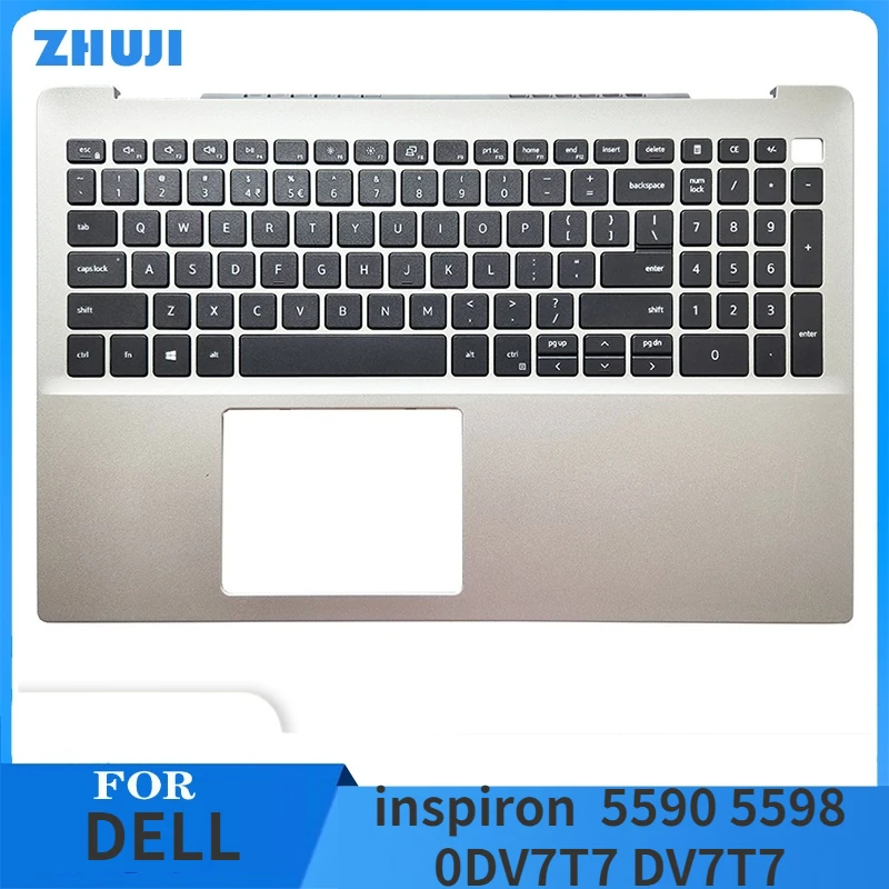 

Оригинальная Новинка для ноутбука DELL inspiron 15-5000 5590 5598 0DV7T7 DV7T7, верхняя детская Обложка с клавиатурой, американский бразильский французский