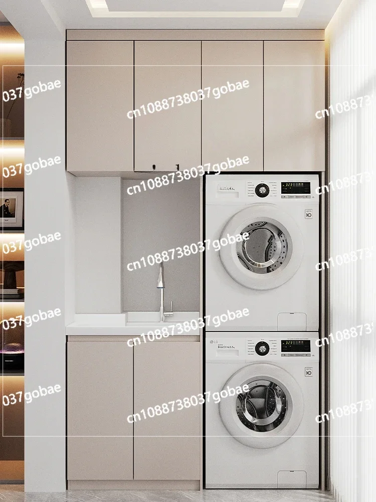 ZF balcony washing machine integrated cabinet combined dryer double washing machine significant other cabinet