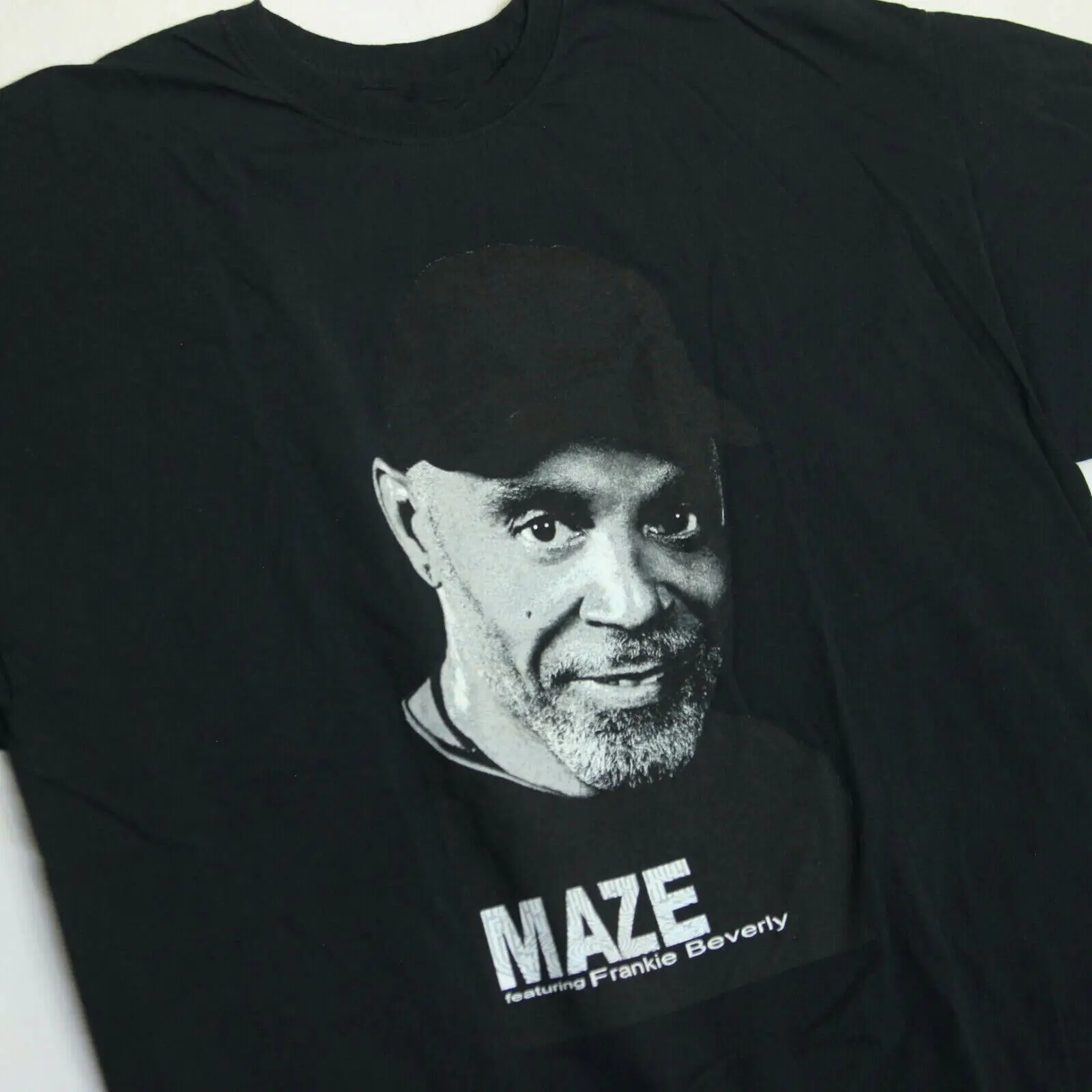 

Vtg Maze Featuring Frankie Beverly Face To Face S-5XL Unisex Black Shirt AA274