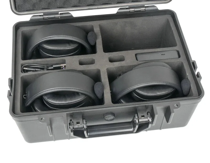 Sistema citofonico per cuffie wireless con trasmissione per cuffie con cancellazione del rumore da 1500 piedi completamente duplex