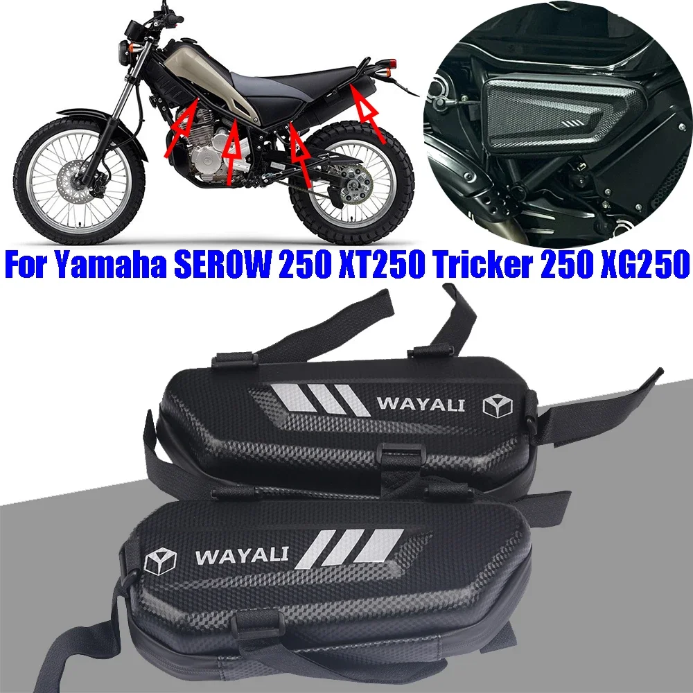 For YAMAHA SEROW 250 XT 250 XT250X XG250 Tricker 250 XG 250 Accessories Motorcycle Bag Waterproof Side Bag Package Tool Bag