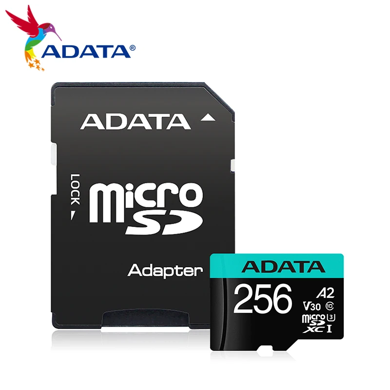 ADATA Professional Memory Card for Switch Games Console V30 U3 Micro SD Card 128GB 256GB 512GB 64GB Flash MicroSDXC TF Card