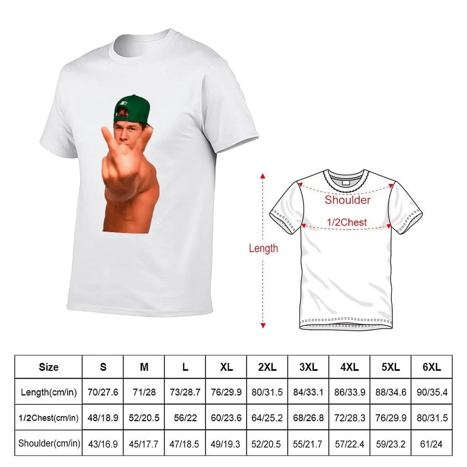 Marky Mark Peace Sign T-Shirt man tshirt funny t shirts dark humor men t shirt cotton 100% T-shirt