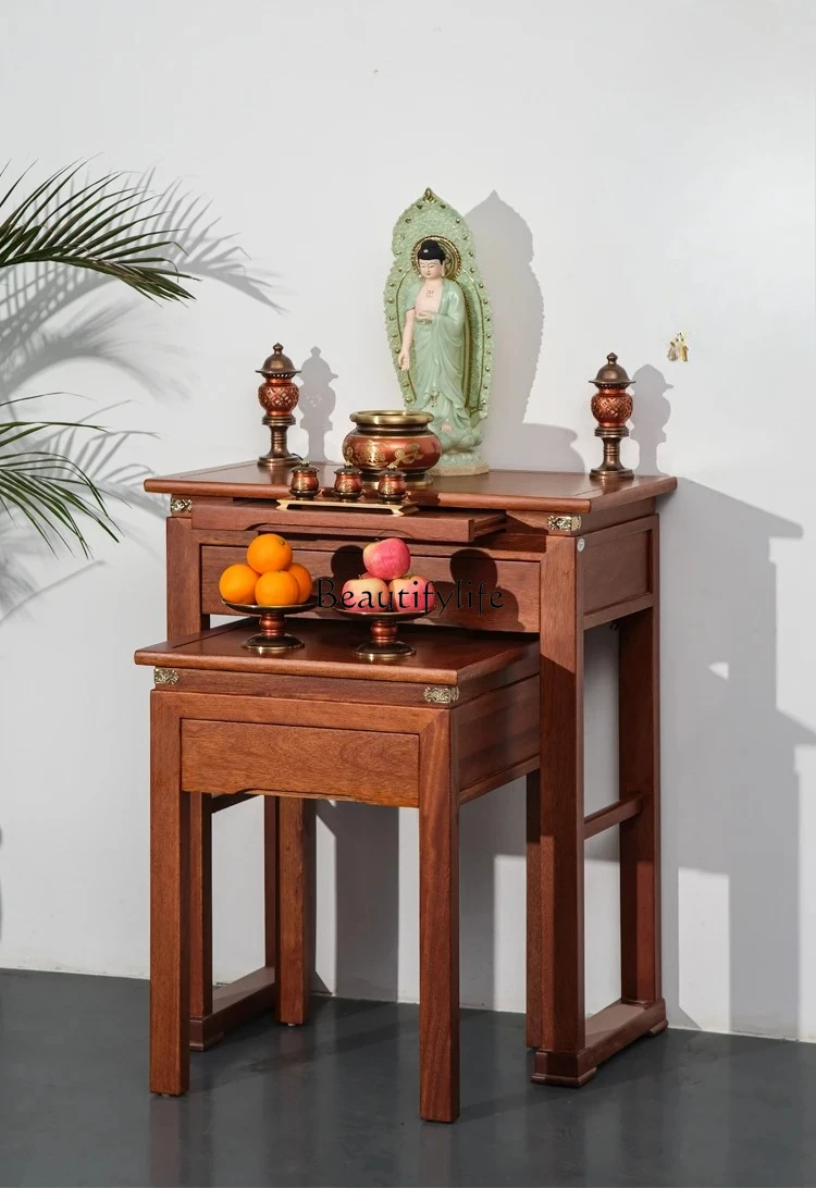 

New Chinese style offering table simple Buddha table Buddhist hall tribute table