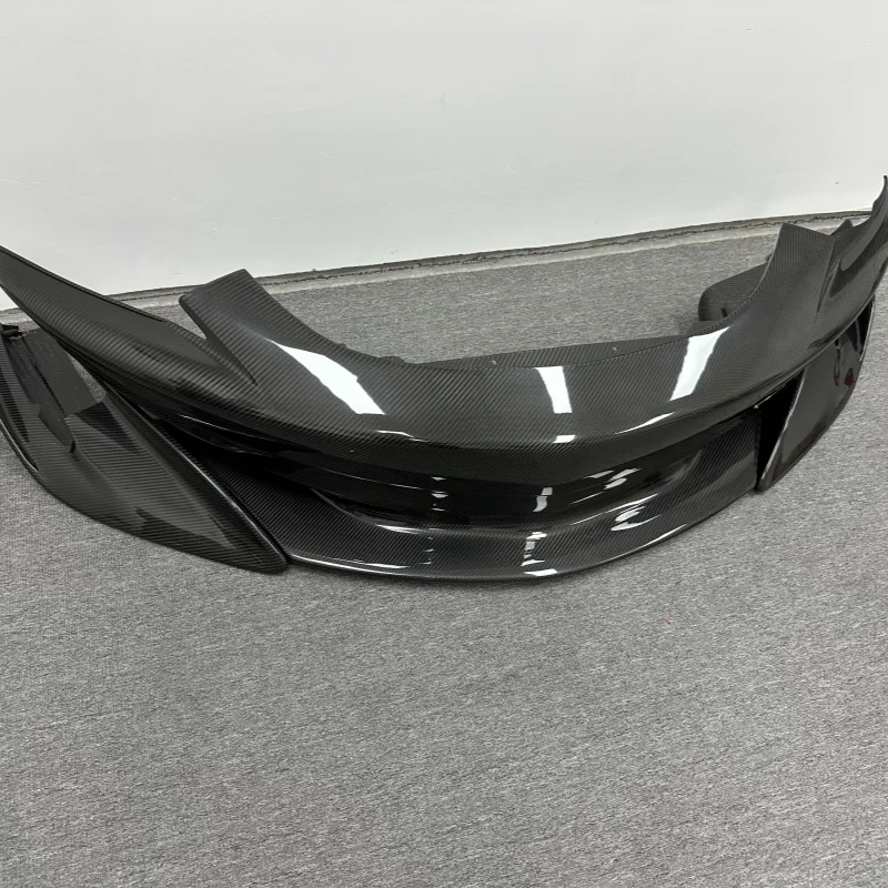 Hot Selling 3k High-quality Dry Carbon Fiber Front Bumper Body Kit for McLaren 540C 570S Upgraded 600LT Style