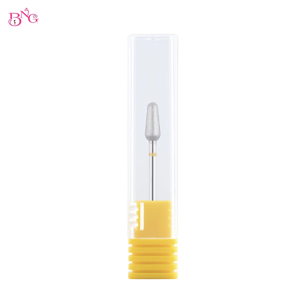 BNG Diamond E-File Nail Drill bit for Manicure Pedicure Russian Electric File bits Large Cone Professional Salon Quality bits