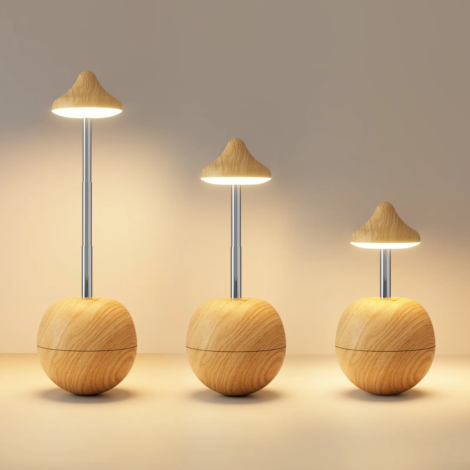 Hotel bedroom night light, remote control touch atmosphere decoration, charging desktop bedside lamp