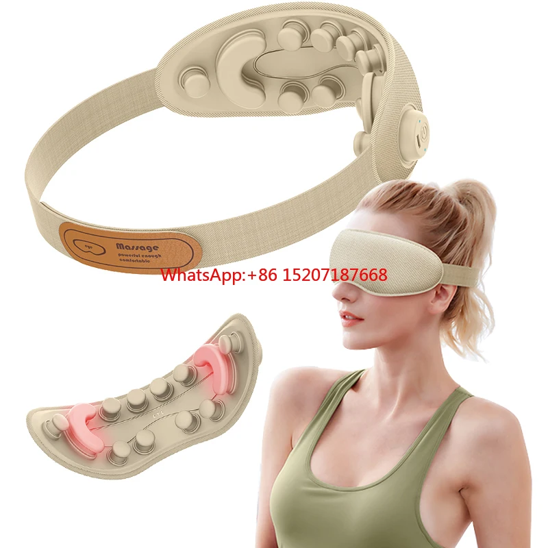 

Migraine 3D Silicone Head Other Massage Products Vibration Heating Eye Massager Mask With Vibration,Relax And Reduce Eye Strain