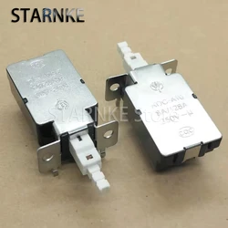 2PCS KDC-A10 TV Power Switch Accessories Straight Button 4Pins self-locking Push Button Switch 8A/128A 250V