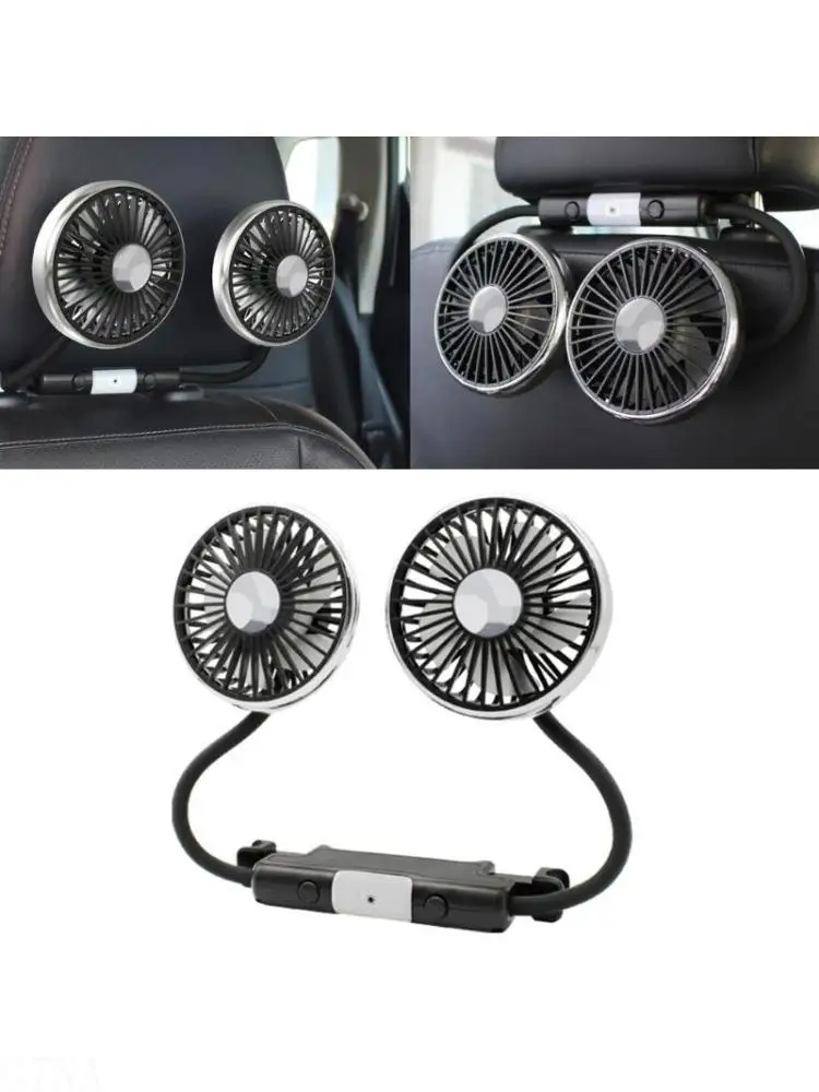 G7NA 360 Degree Rotatable Electric Back Cooling Fan Headrest Ventilation Fan