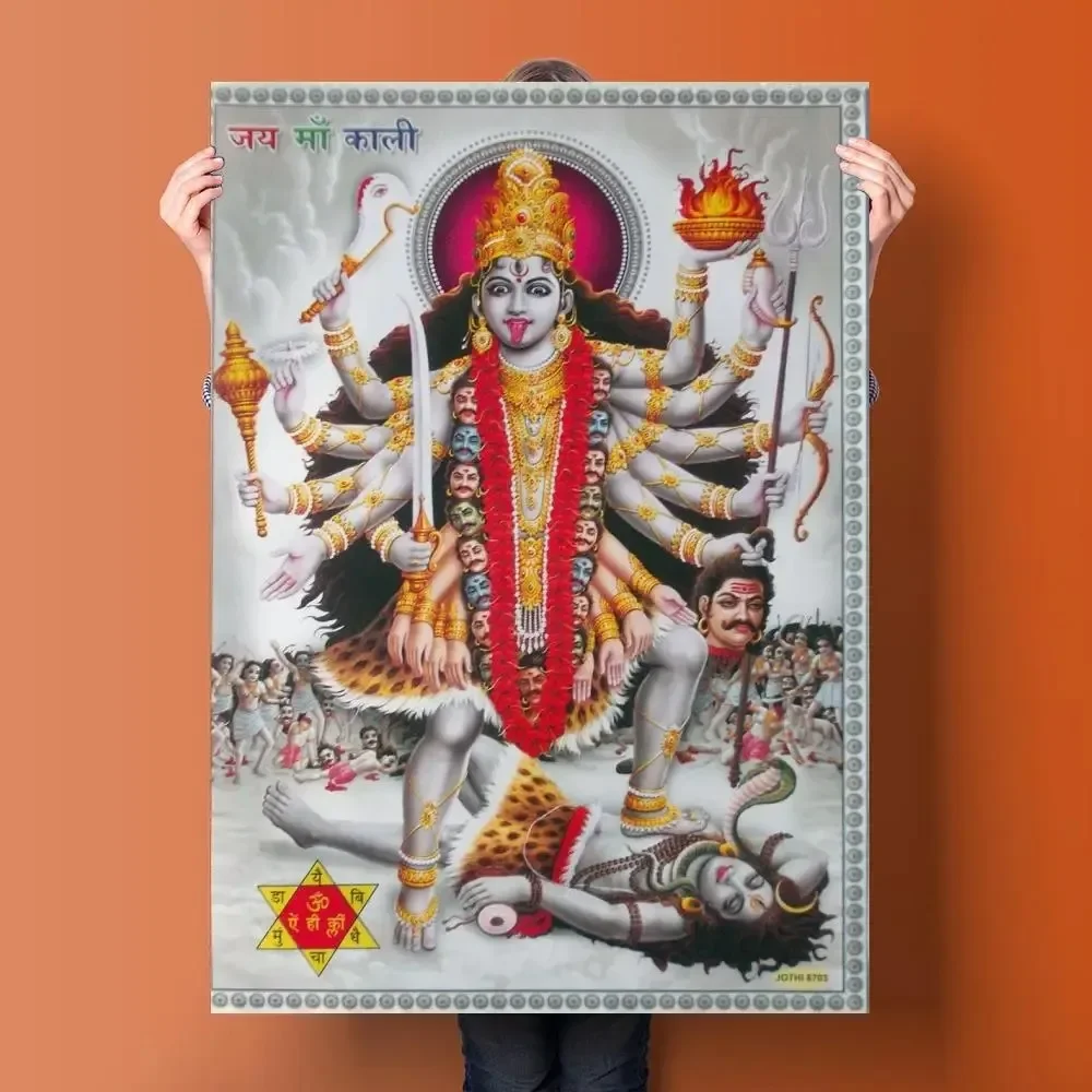Maa Kali Anime لعبة فيديو ملصق وطباعة صور فنية جدارية لغرفة المعيشة وغرفة النوم وديكور المنزل