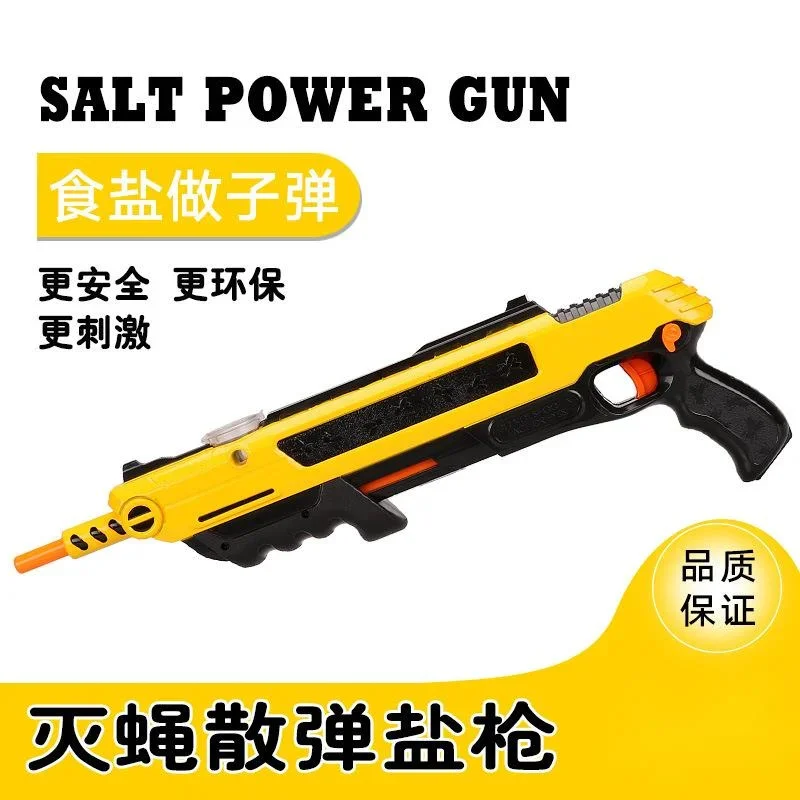 

New Salt Gun Kill Flies Mosquitoes Upgraded Accurate Aiming Mosquito Killer Adult Simulation Toy Gun Home Outdoor Toys