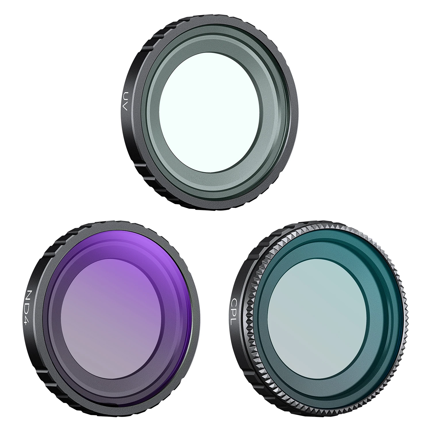 K&F CONCEPT 3-Piece MCUV CPL ND4 Lens Filter Kit for Insta360 GO 3S Action Camera Accessories with 28 Multi Layer Coated Optics